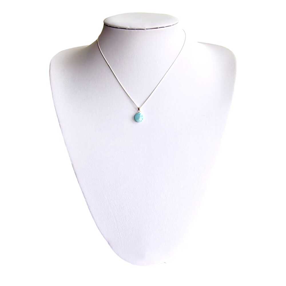 Larimar Triangle Pendant - Image 3